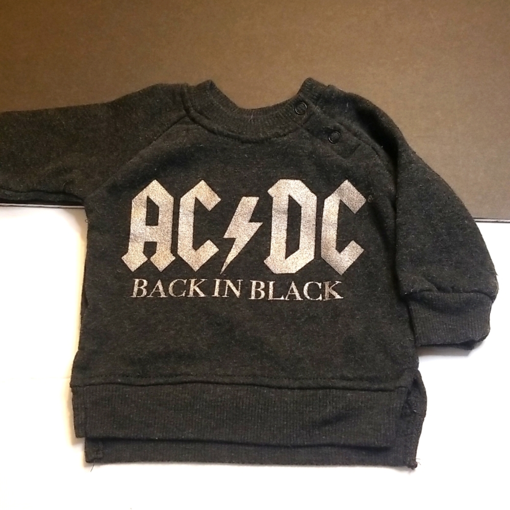 AC/DC sweatshirt 0-3m